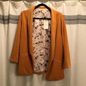 Mustered Yellow blazer